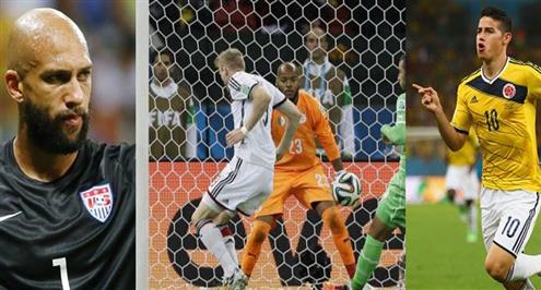 نجم الجولة.. رودريجيز يغرد منفرداً .. وخلفه لمبولحي وميسي وشورله وهوارد